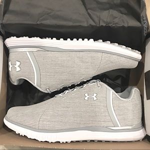 Under Armour Fade SL Sunbrella Gray Golf Shoe Sz 7